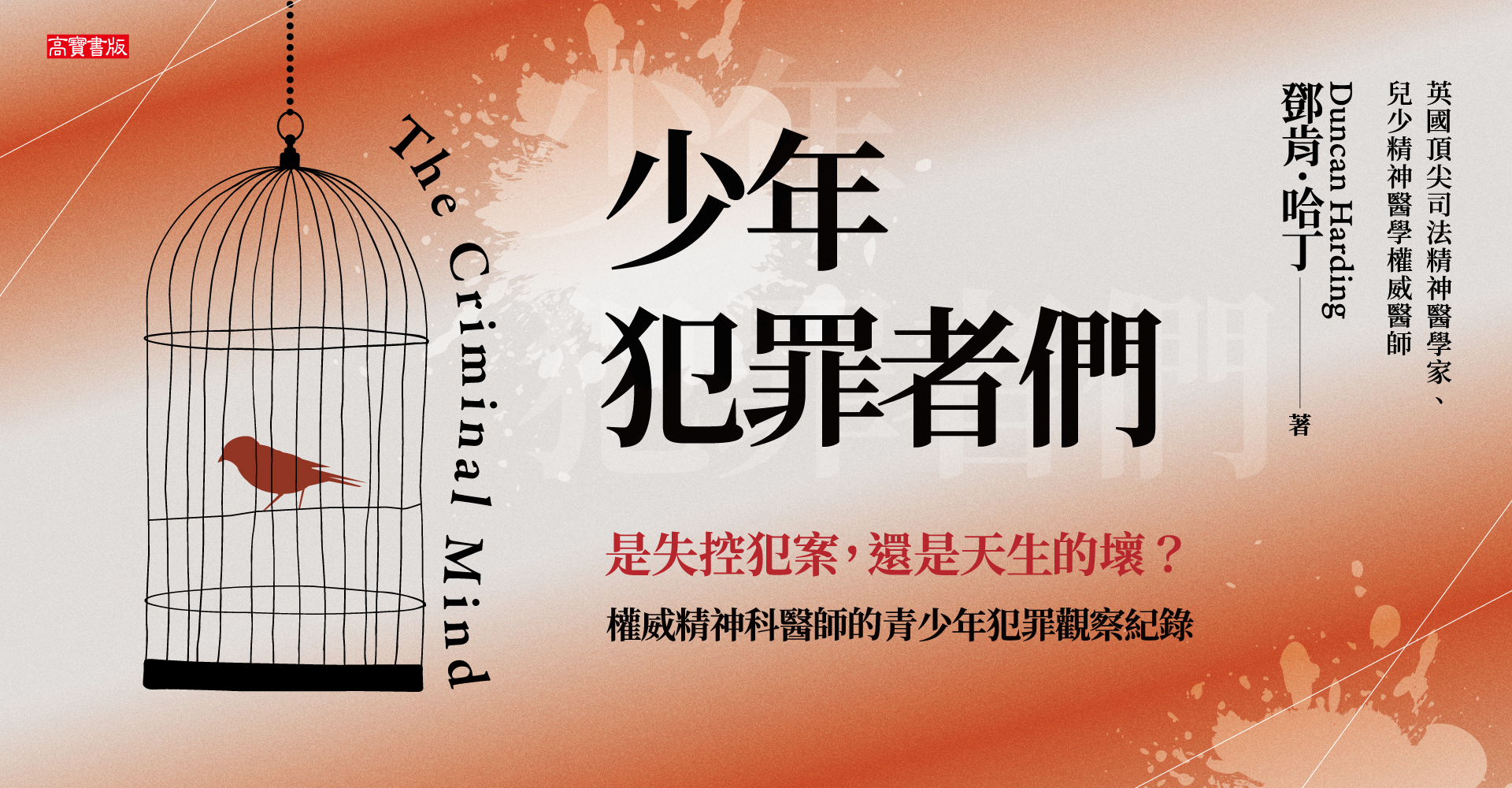 《少年犯罪者們:是失控犯案,還是天生的壞?權威精神科醫師的青少年犯罪觀察紀錄》
